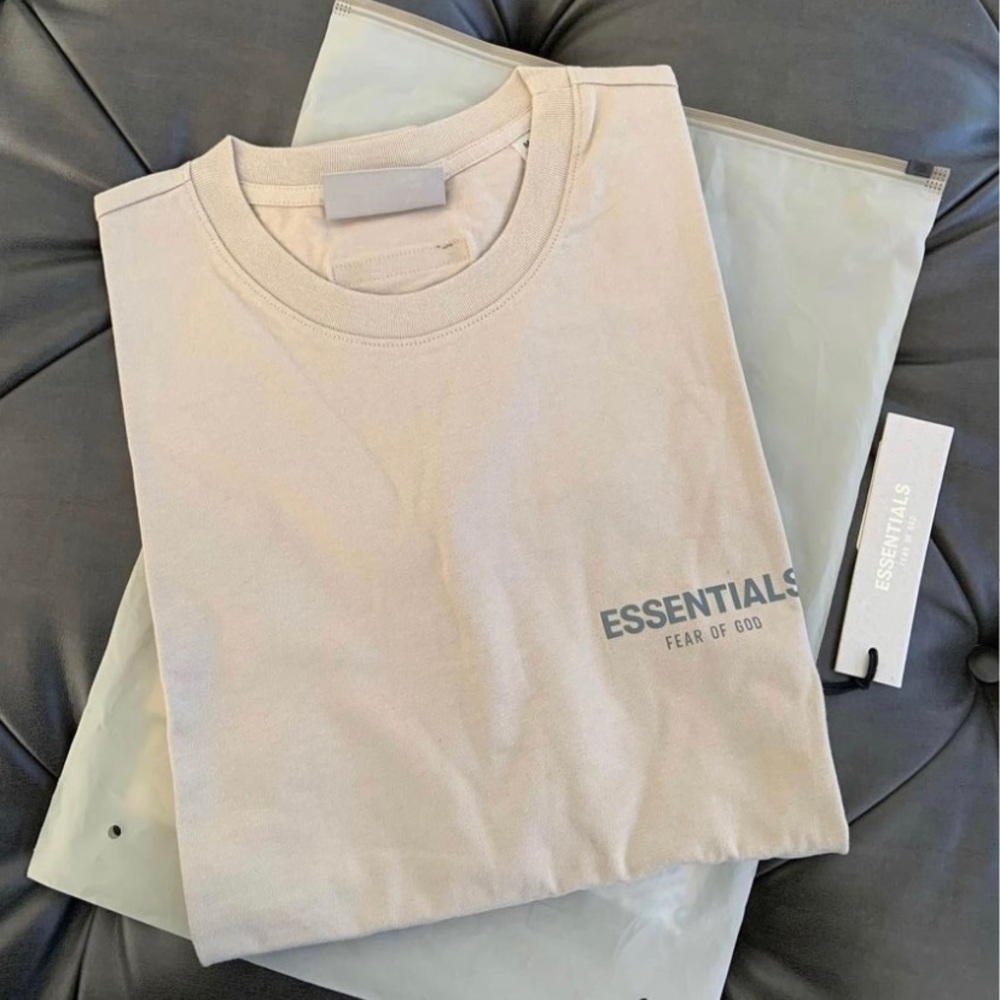 Fear Of God Essentials CORE COLLECTION T-shirt - TAN/STRING FW21